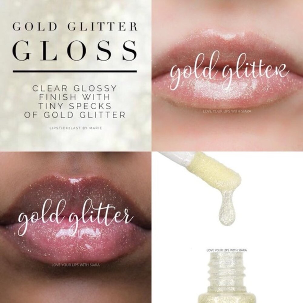 SeneGence LipSense Gold Glitter Gloss
